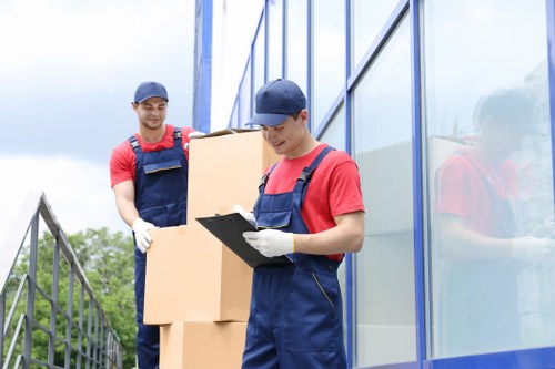 Removal van for a move in Camden street with local access challenges